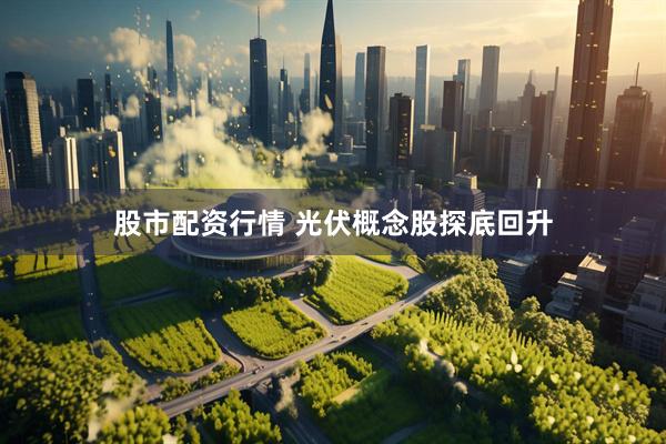 股市配资行情 光伏概念股探底回升
